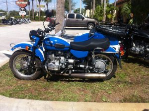 In einem Harley-Shop in Miami